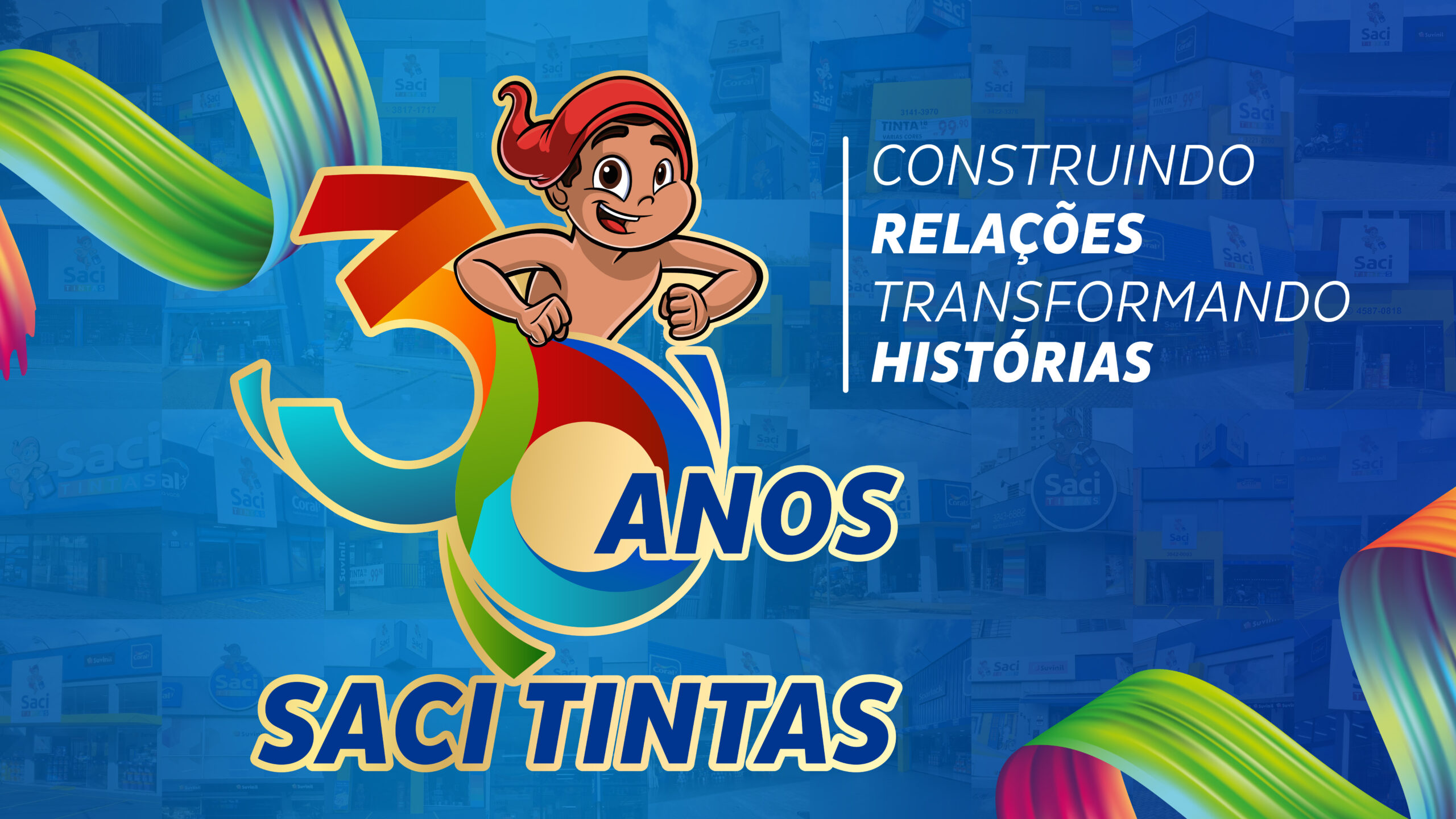 Saci Tintas: 30 anos de história, pessoas e transformação.